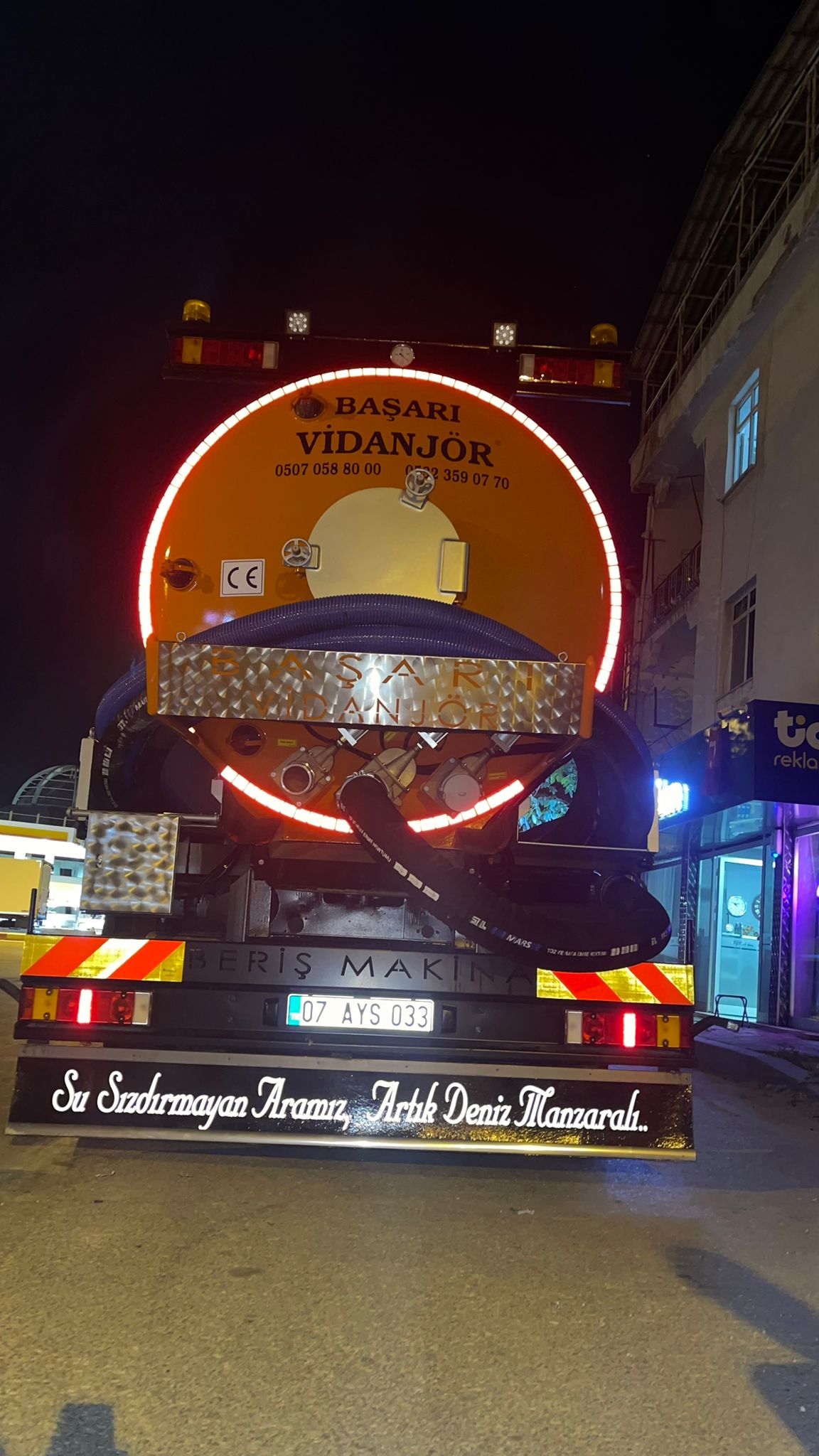 Başarı Vidanjör - Kırmızı Basınçlı Vidanjör